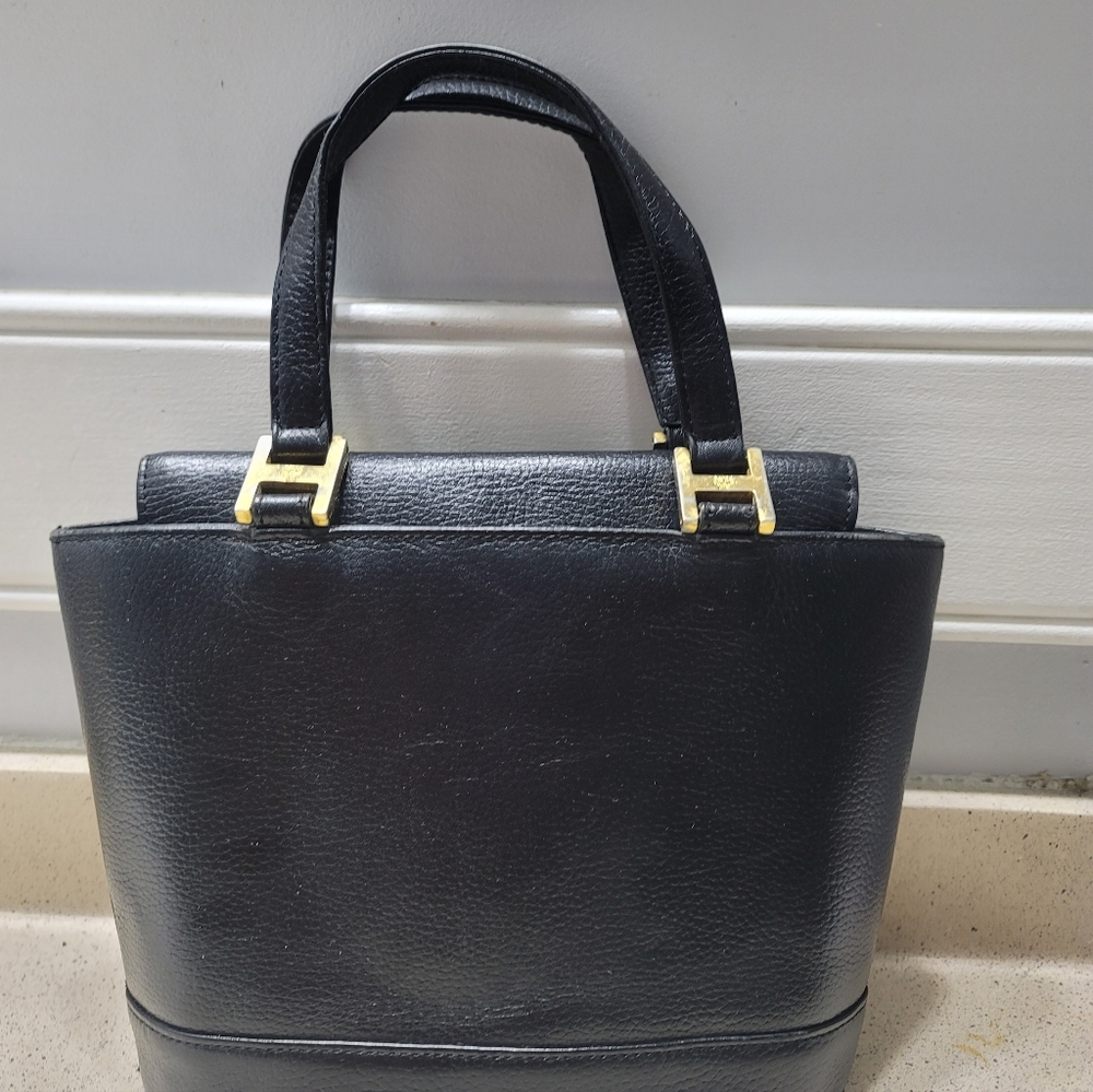 MCM Black Tote with Gold Details - Picture 3 of 3